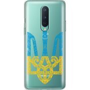 Прозрачный чехол BoxFace OnePlus 8 Gold Trident