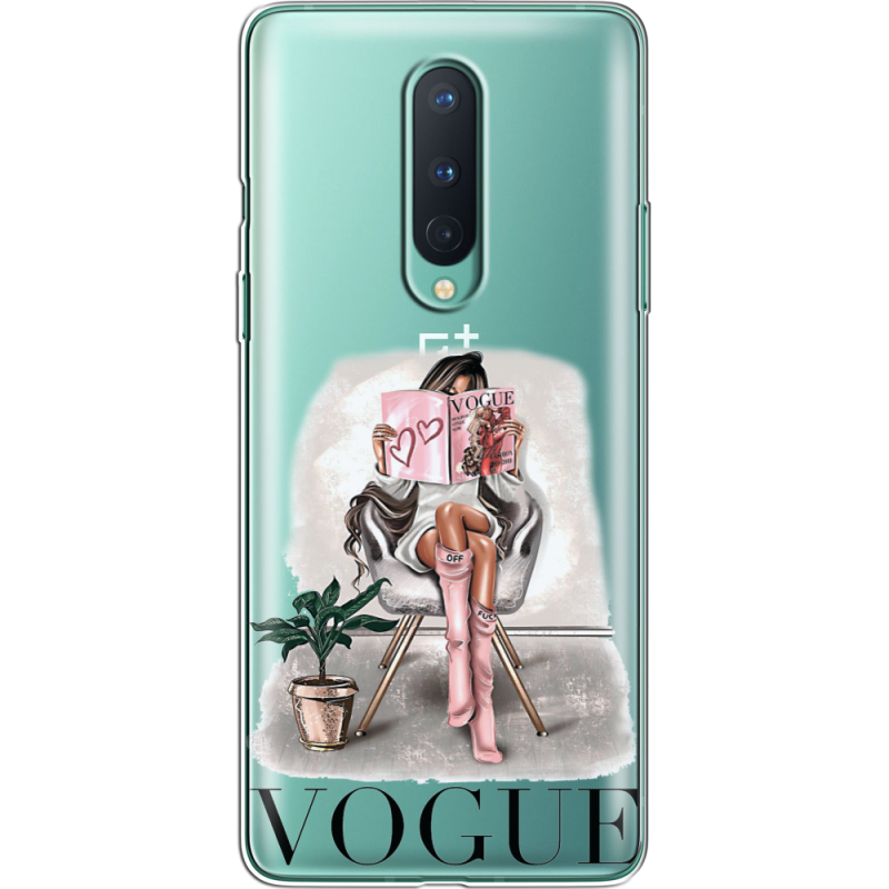 Прозрачный чехол BoxFace OnePlus 8 VOGUE