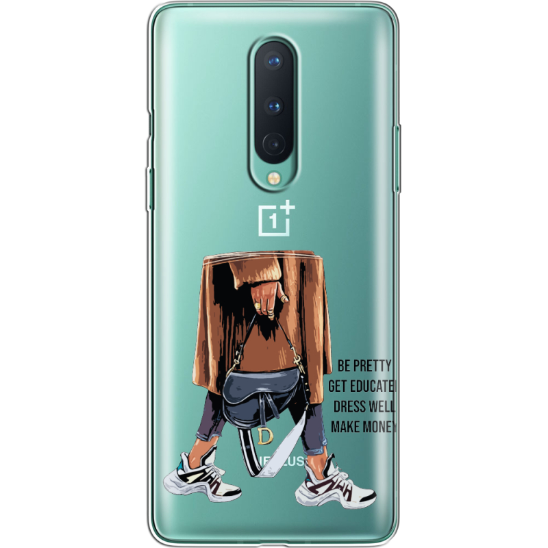 Прозрачный чехол BoxFace OnePlus 8 Motivation