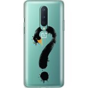 Прозрачный чехол BoxFace OnePlus 8 Swan question