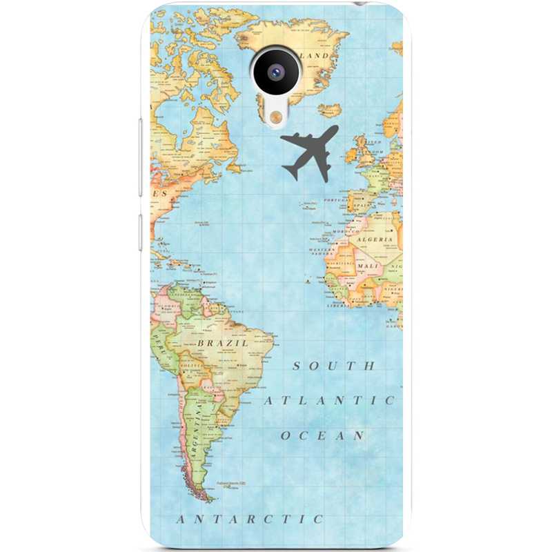 Чехол Uprint Meizu M3S Карта