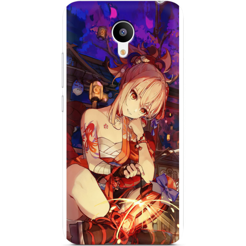 Чехол Uprint Meizu M3S Genshin Ёимия с огоньком