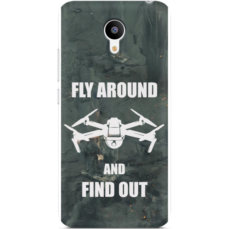 Чехол Uprint Meizu M3S Дрон Fly Around