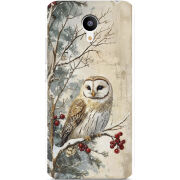 Чехол Uprint Meizu M3S Christmas Owl