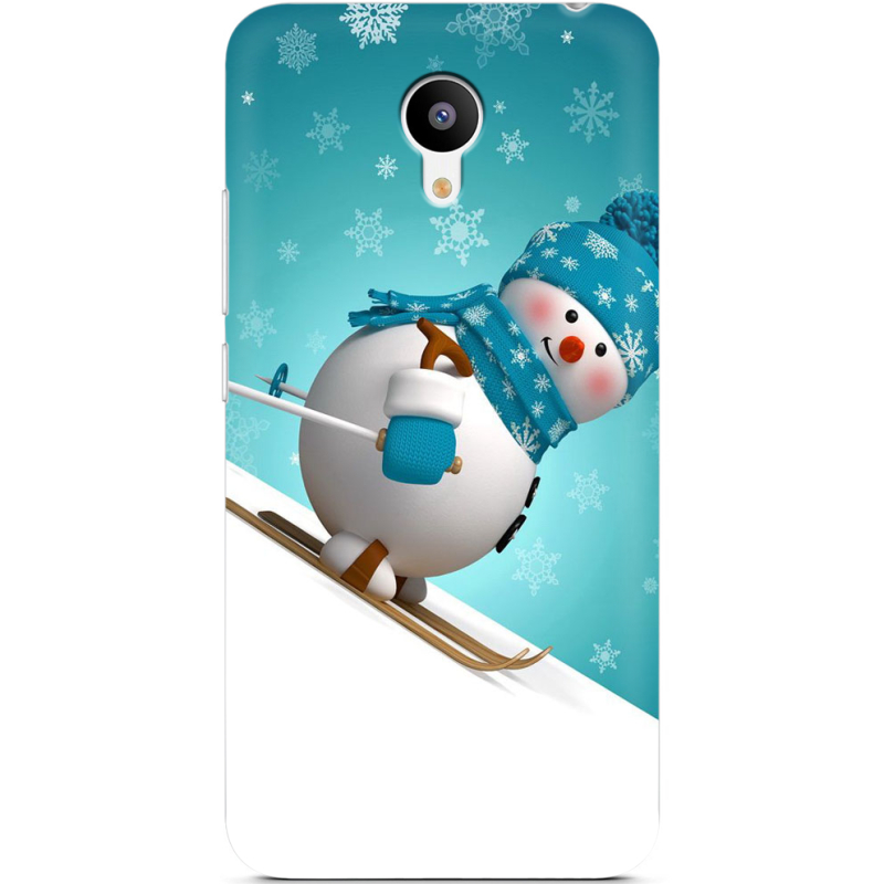 Чехол Uprint Meizu M3S Skier Snowman