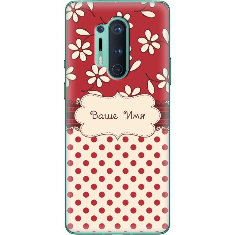 Чехол BoxFace OnePlus 8 Pro Именной Polka Dots