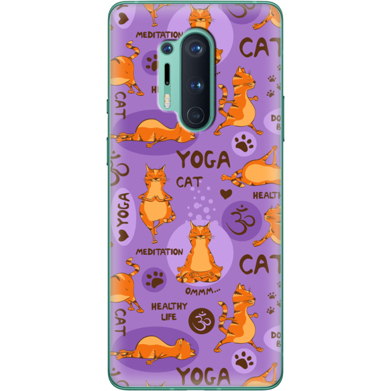 Чехол BoxFace OnePlus 8 Pro Yoga Cat