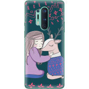 Чехол BoxFace OnePlus 8 Pro Girl and deer