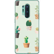 Чехол BoxFace OnePlus 8 Pro L-green Cacti