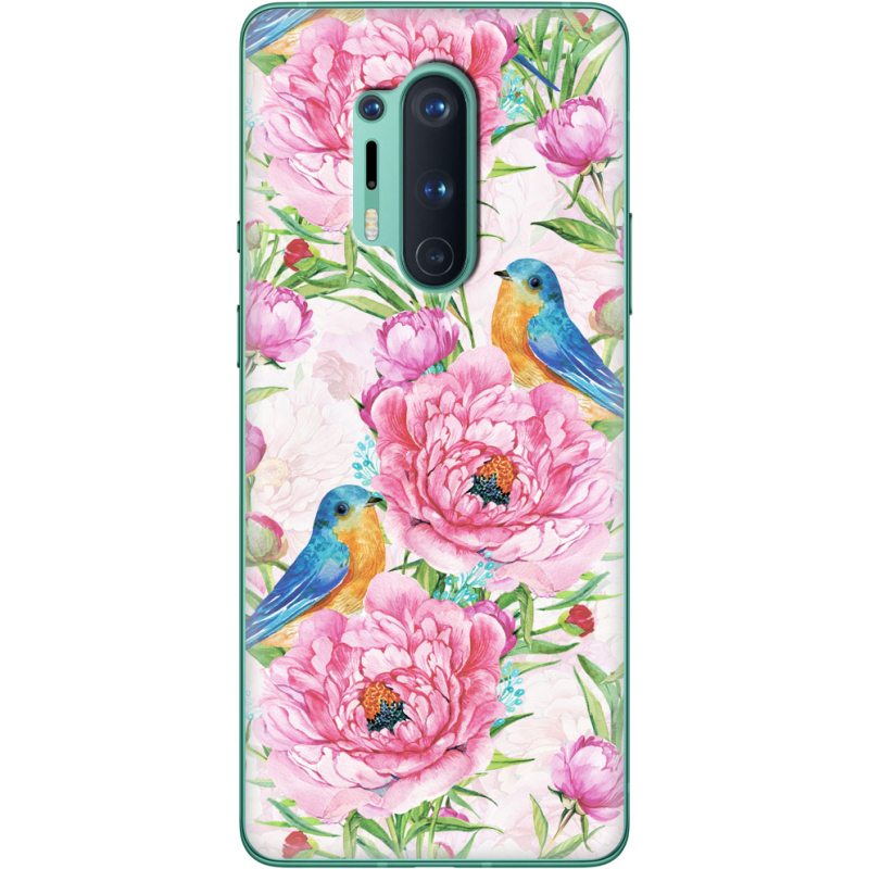 Чехол BoxFace OnePlus 8 Pro Birds and Flowers