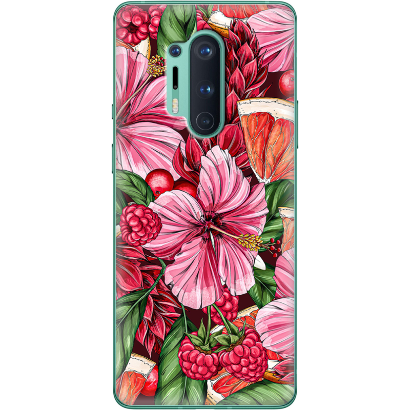 Чехол BoxFace OnePlus 8 Pro Tropical Flowers