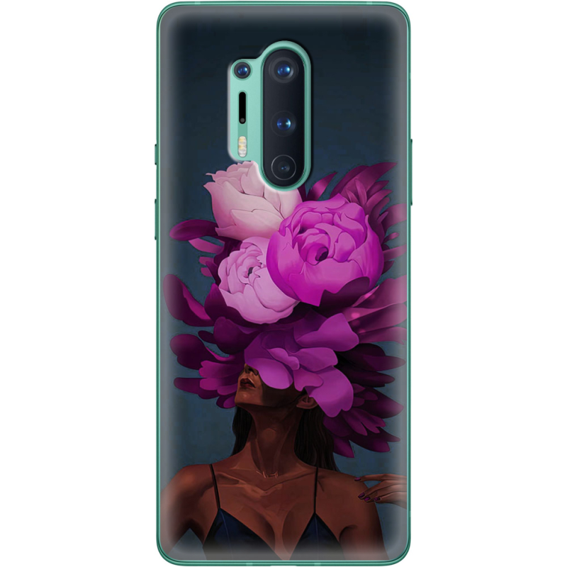 Чехол BoxFace OnePlus 8 Pro Exquisite Purple Flowers