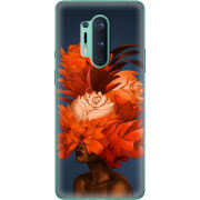 Чехол BoxFace OnePlus 8 Pro Exquisite Orange Flowers