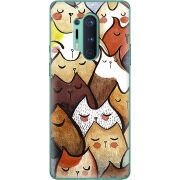 Чехол BoxFace OnePlus 8 Pro Sleepy Cats