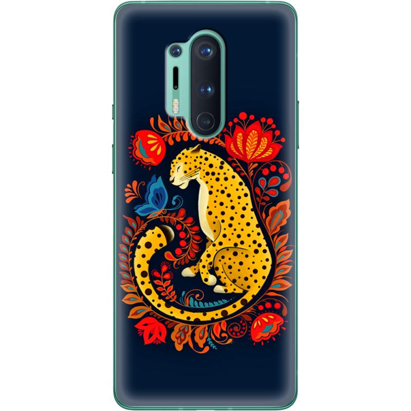 Чехол BoxFace OnePlus 8 Pro Petrykivka Leopard