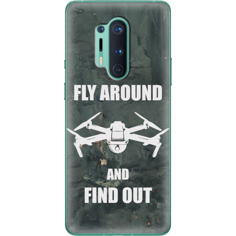 Чехол BoxFace OnePlus 8 Pro Дрон Fly Around