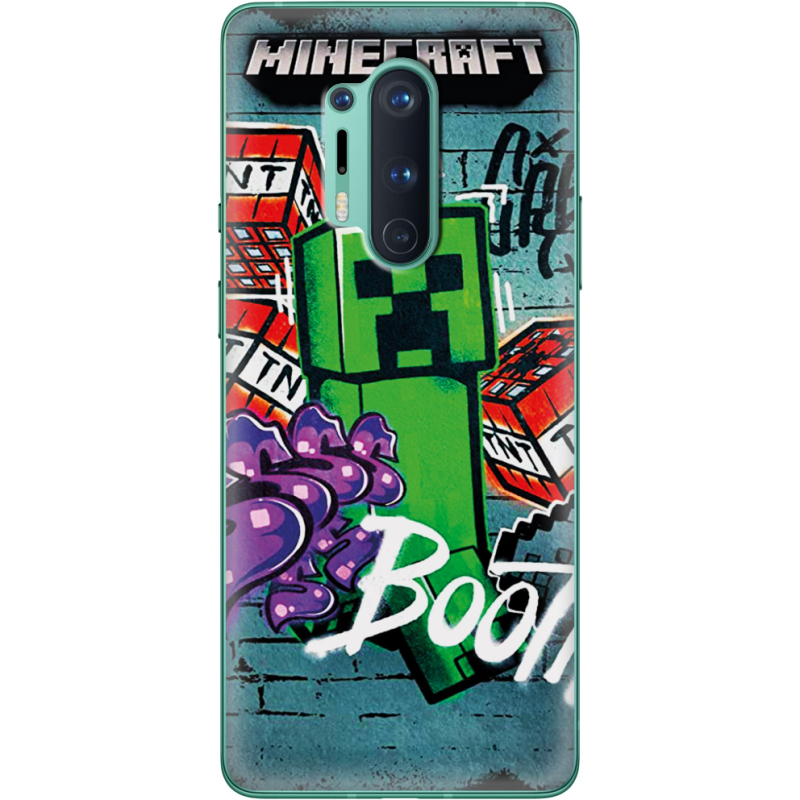 Чехол BoxFace OnePlus 8 Pro Minecraft Graffiti