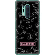 Чехол BoxFace OnePlus 8 Pro Blackpink автограф