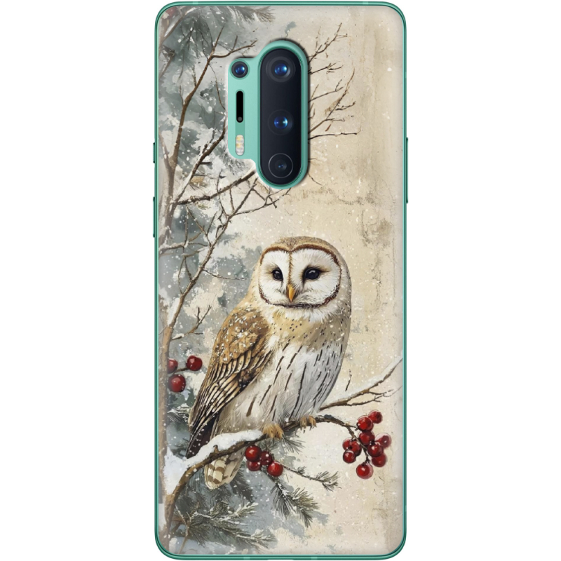 Чехол BoxFace OnePlus 8 Pro Christmas Owl