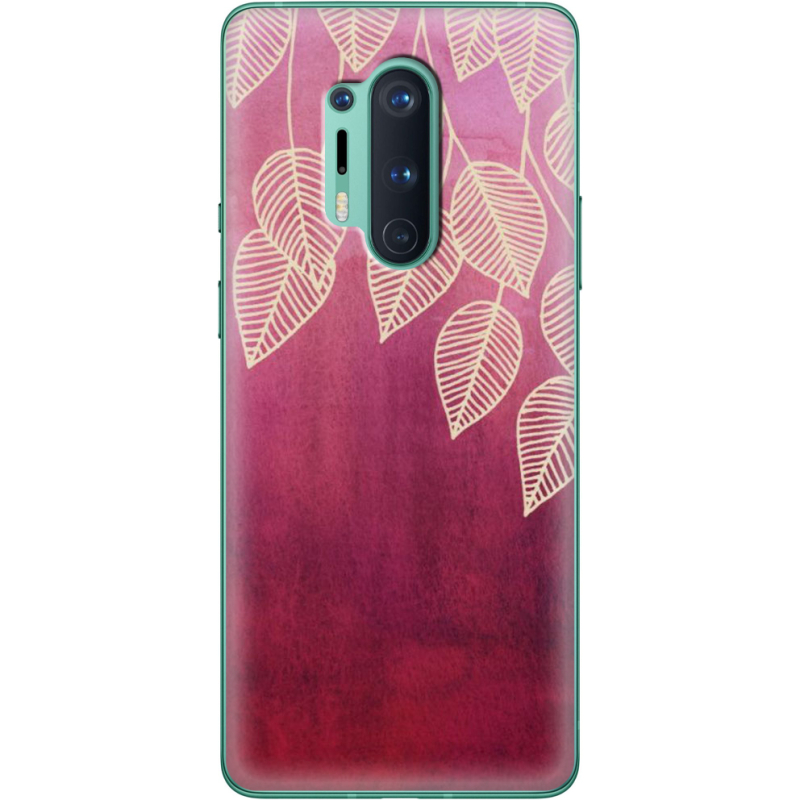 Чехол BoxFace OnePlus 8 Pro Gold Leaves