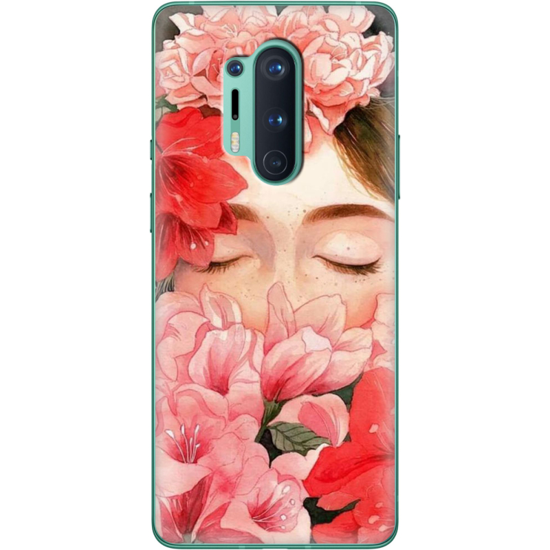 Чехол BoxFace OnePlus 8 Pro Girl in Flowers