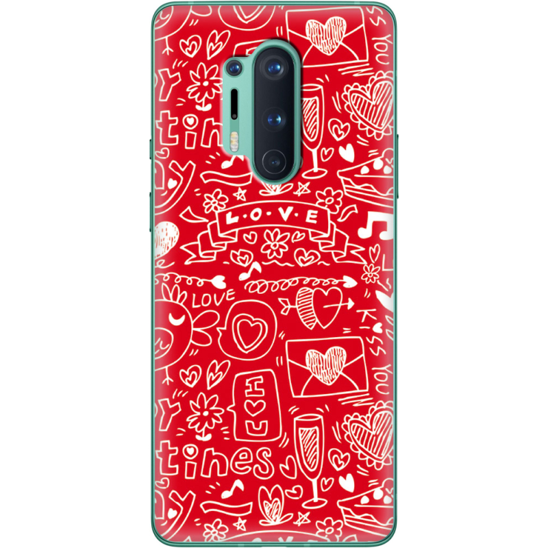 Чехол BoxFace OnePlus 8 Pro Happy Valentines