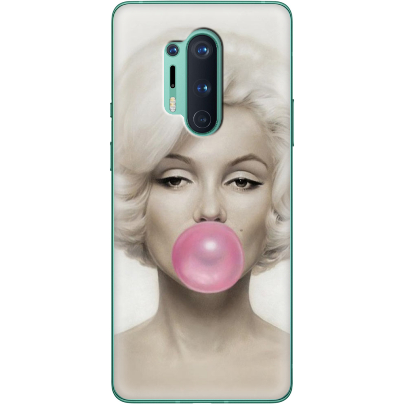 Чехол BoxFace OnePlus 8 Pro Marilyn Monroe Bubble Gum