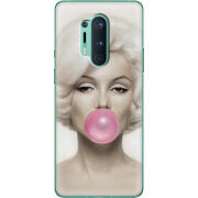 Чехол BoxFace OnePlus 8 Pro Marilyn Monroe Bubble Gum