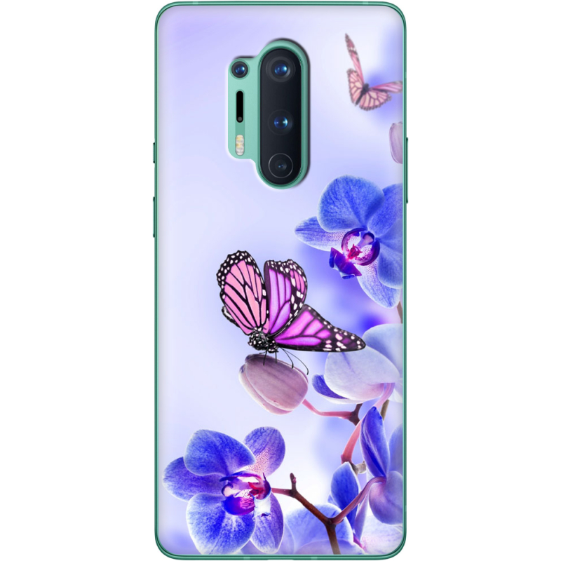 Чехол BoxFace OnePlus 8 Pro Orchids and Butterflies