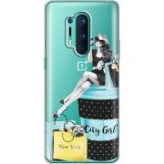 Прозрачный чехол BoxFace OnePlus 8 Pro City Girl