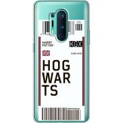 Прозрачный чехол BoxFace OnePlus 8 Pro Ticket Hogwarts