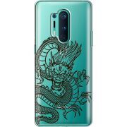 Прозрачный чехол BoxFace OnePlus 8 Pro Chinese Dragon