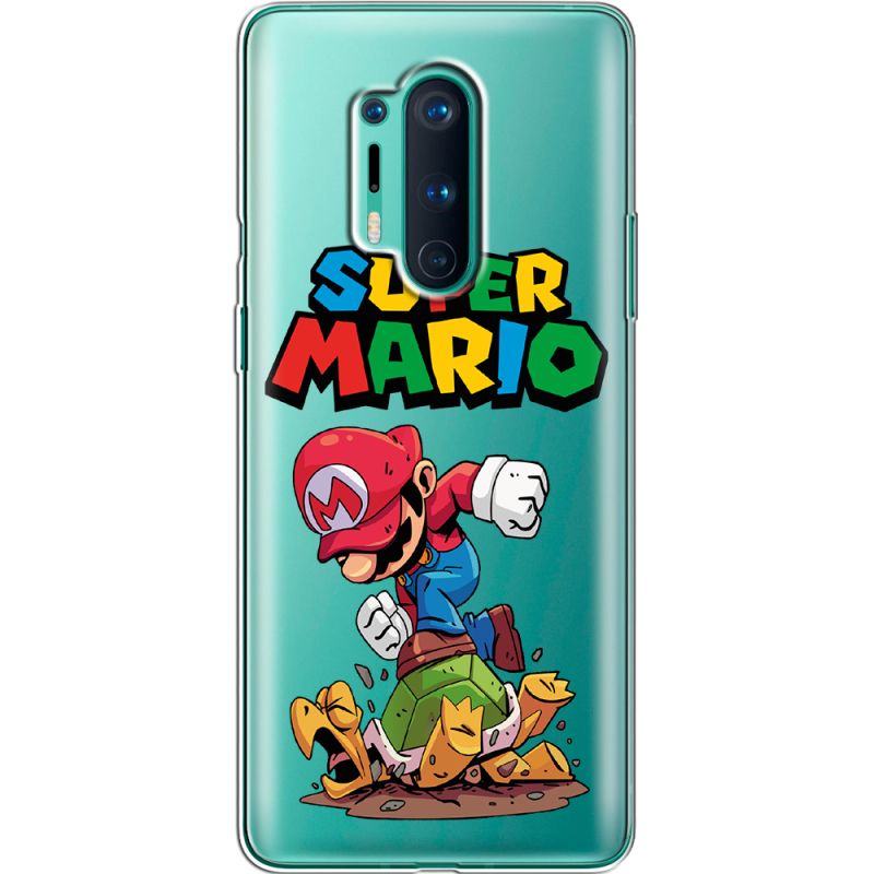 Прозрачный чехол BoxFace OnePlus 8 Pro Super Mario