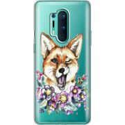 Прозрачный чехол BoxFace OnePlus 8 Pro Winking Fox