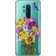 Прозрачный чехол BoxFace OnePlus 8 Pro My Bouquet