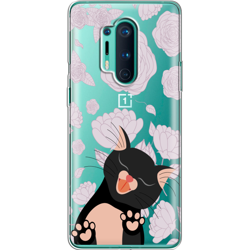 Прозрачный чехол BoxFace OnePlus 8 Pro Meow