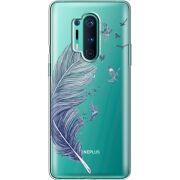 Прозрачный чехол BoxFace OnePlus 8 Pro Feather