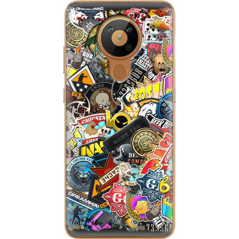 Чехол BoxFace Nokia 5.3 CS:Go Stickerbombing