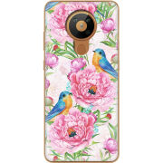 Чехол BoxFace Nokia 5.3 Birds and Flowers