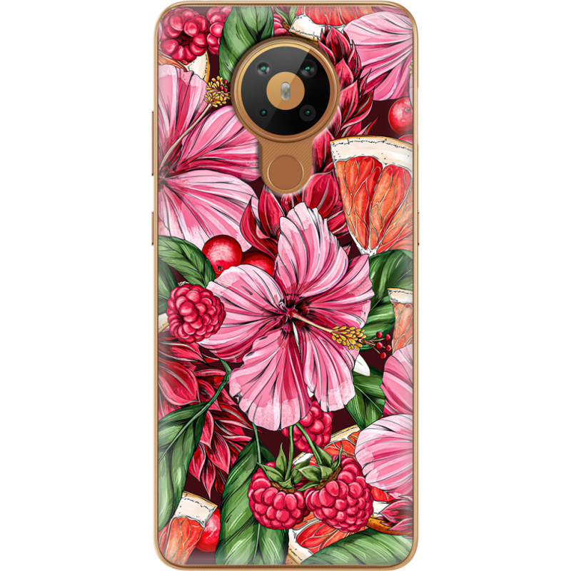 Чехол BoxFace Nokia 5.3 Tropical Flowers