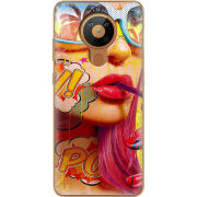Чехол BoxFace Nokia 5.3 Yellow Girl Pop Art