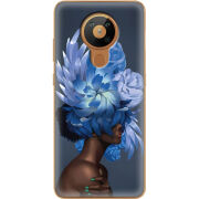 Чехол BoxFace Nokia 5.3 Exquisite Blue Flowers