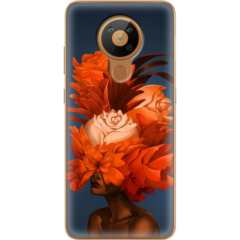 Чехол BoxFace Nokia 5.3 Exquisite Orange Flowers