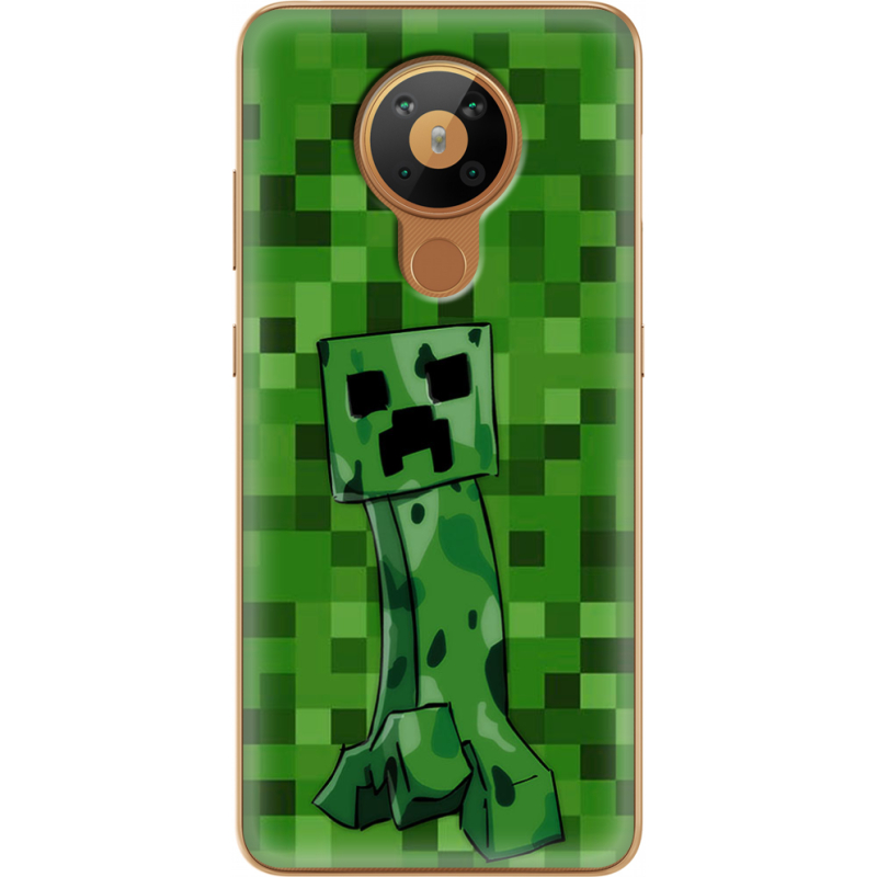 Чехол BoxFace Nokia 5.3 Minecraft Creeper