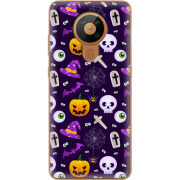 Чехол BoxFace Nokia 5.3 Halloween Purple Mood