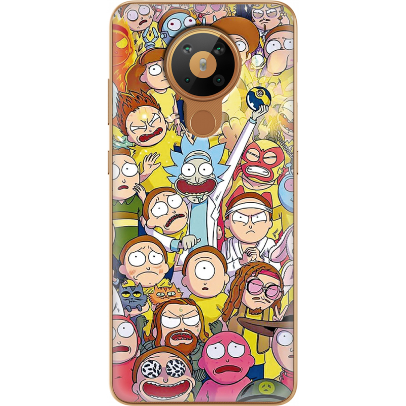 Чехол BoxFace Nokia 5.3 Rick and Morty