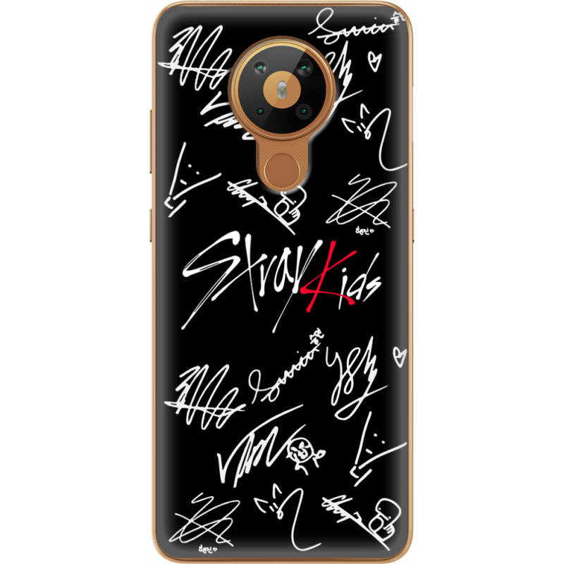 Чехол BoxFace Nokia 5.3 Stray Kids автограф