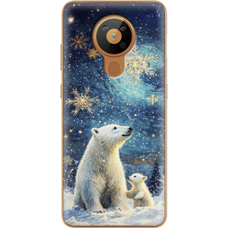 Чехол BoxFace Nokia 5.3 Північні ведмеді