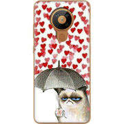 Чехол BoxFace Nokia 5.3 Raining Hearts