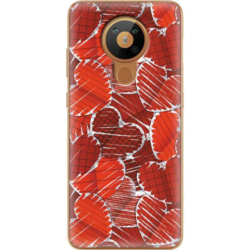 Чехол BoxFace Nokia 5.3 Heart Strings